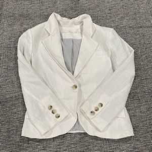 White Gibson single button blazer - medium
